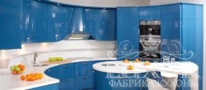 Синяя кухня в интерьере с фото и идеи сочетания цветов