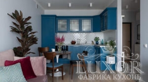 Синяя кухня в интерьере с фото и идеи сочетания цветов